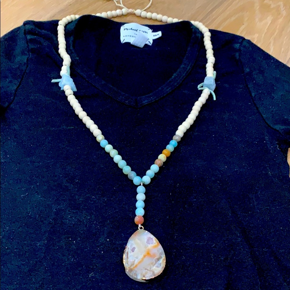 Druzy Beachy adjustable necklace